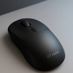 GT Helio Wireless Ambidextrous Optical Mouse Wireless Mouse, High Precision, 4 Buttons, Plug & Play Ambidextrous  (2.4GHz Wireless, Black)