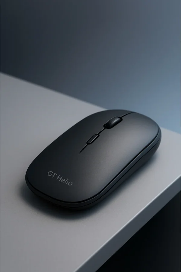 GT Helio: Wireless Mouse with Nano Receiver, Matte Finish (Black) - Image 5