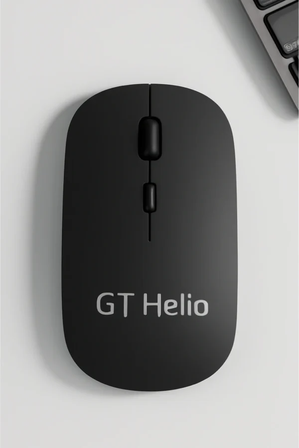 GT Helio: Wireless Mouse with Nano Receiver, Matte Finish (Black) - Image 6